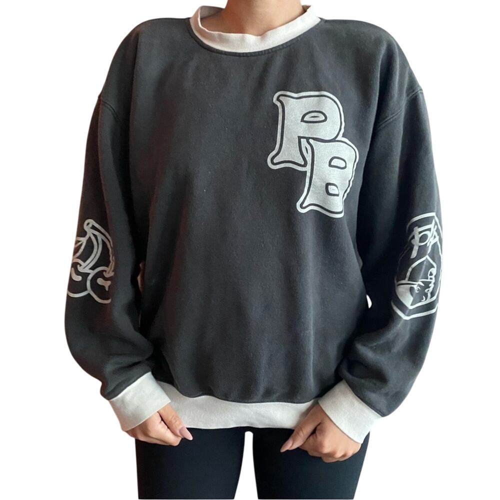 Playboy Playboy Charcoal Crewneck Sweatshirt XL – Graphic Logo Streetwear